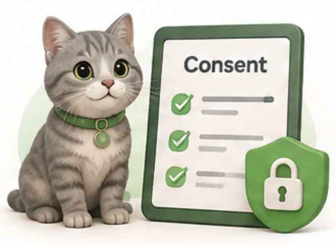 Consent before sharing